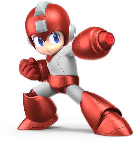 megaman boots red